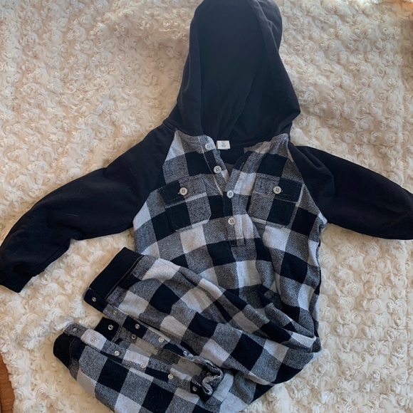 NWOT Buffalo check hooded one piece, 24m - Picture 1 of 4